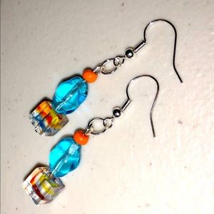 Handmade Glass Beaded Earrings